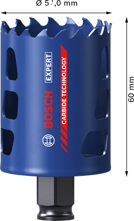 BoschEXPERT 多材料 57 毫米硬质合金孔锯。.